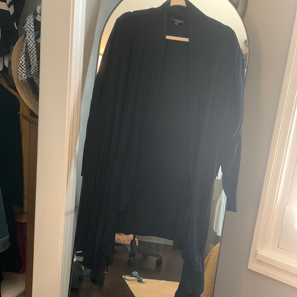 Long lace trimmed jacket (22/24)